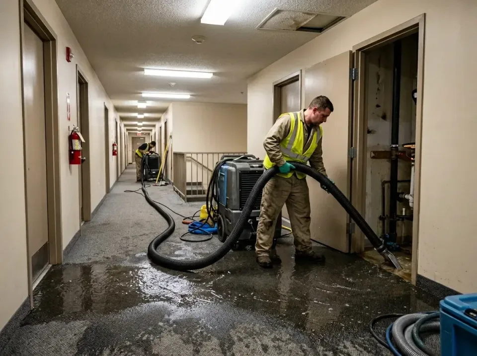 multi-unit-apartment-hallway-f-005 — frequently asked questions, Emergency Burst Pipe Water Extraction & Removal in Boyertow…